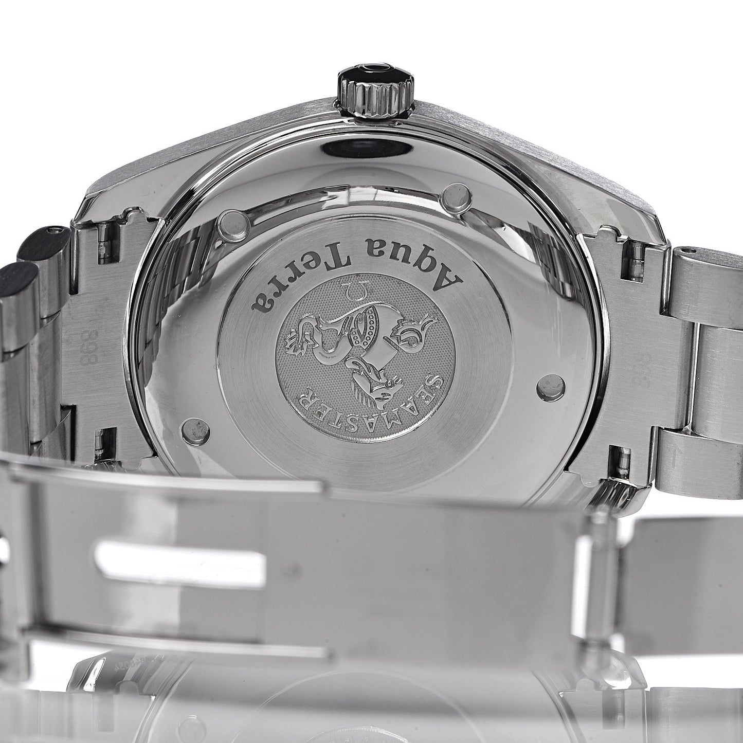 Stainless Steel 39mm Seamaster Aqua Terra Quartz Watch Black 2517.50