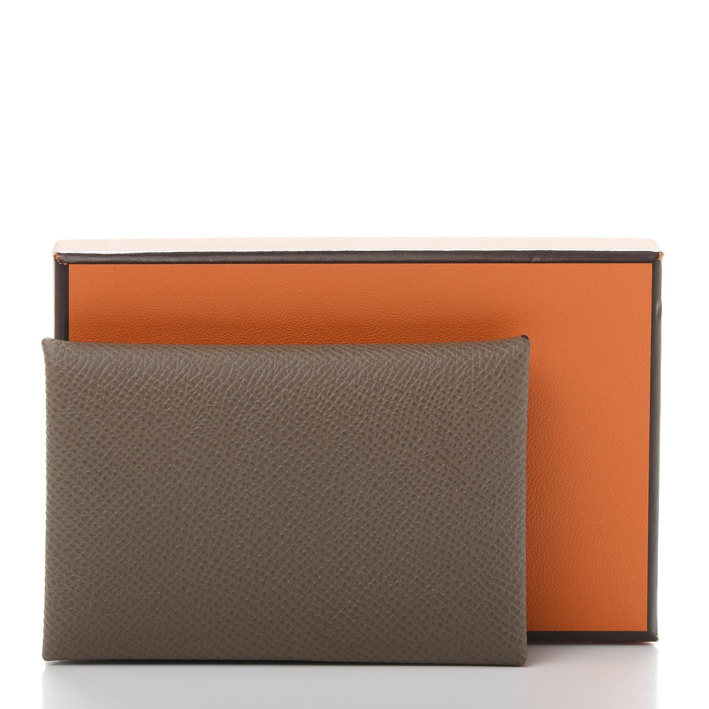 Epsom Calvi Card Case Etoupe