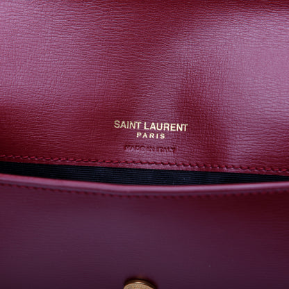 Saint Laurent Smooth Calfskin Monogram Phone Holder Crossbody Opyum Red 7 of 10