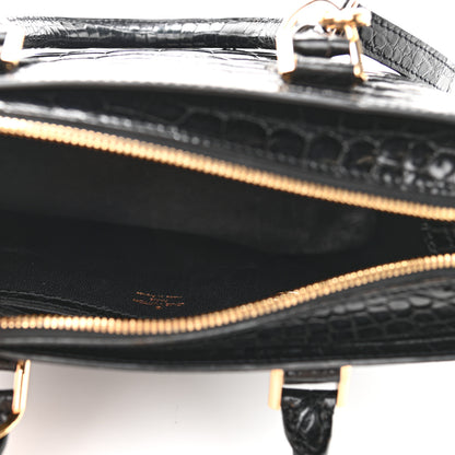 Louis Vuitton Alligator Tote Black 5 of 11