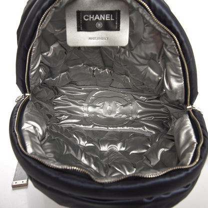 Chanel Nylon Embossed Small Doudoune Backpack Navy 5 of 7