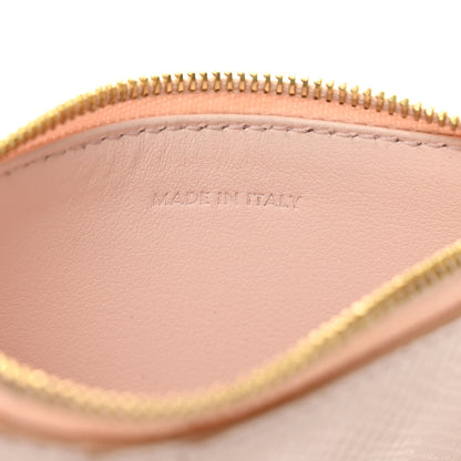 Celine Grained Calfskin Zipped Card Holder Blush 6 of 8