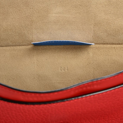 Proenza Schouler Pebbled Calfskin Double Sided PS Courier Bag Red 7 of 7