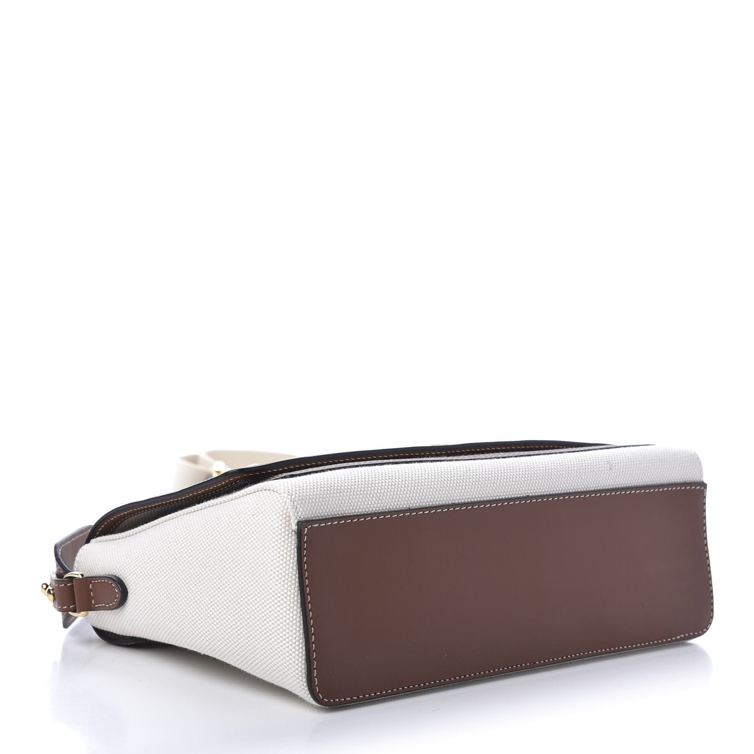 Burberry Canvas Horseferry Print Note Crossbody Bag Natural Tan 4 of 10