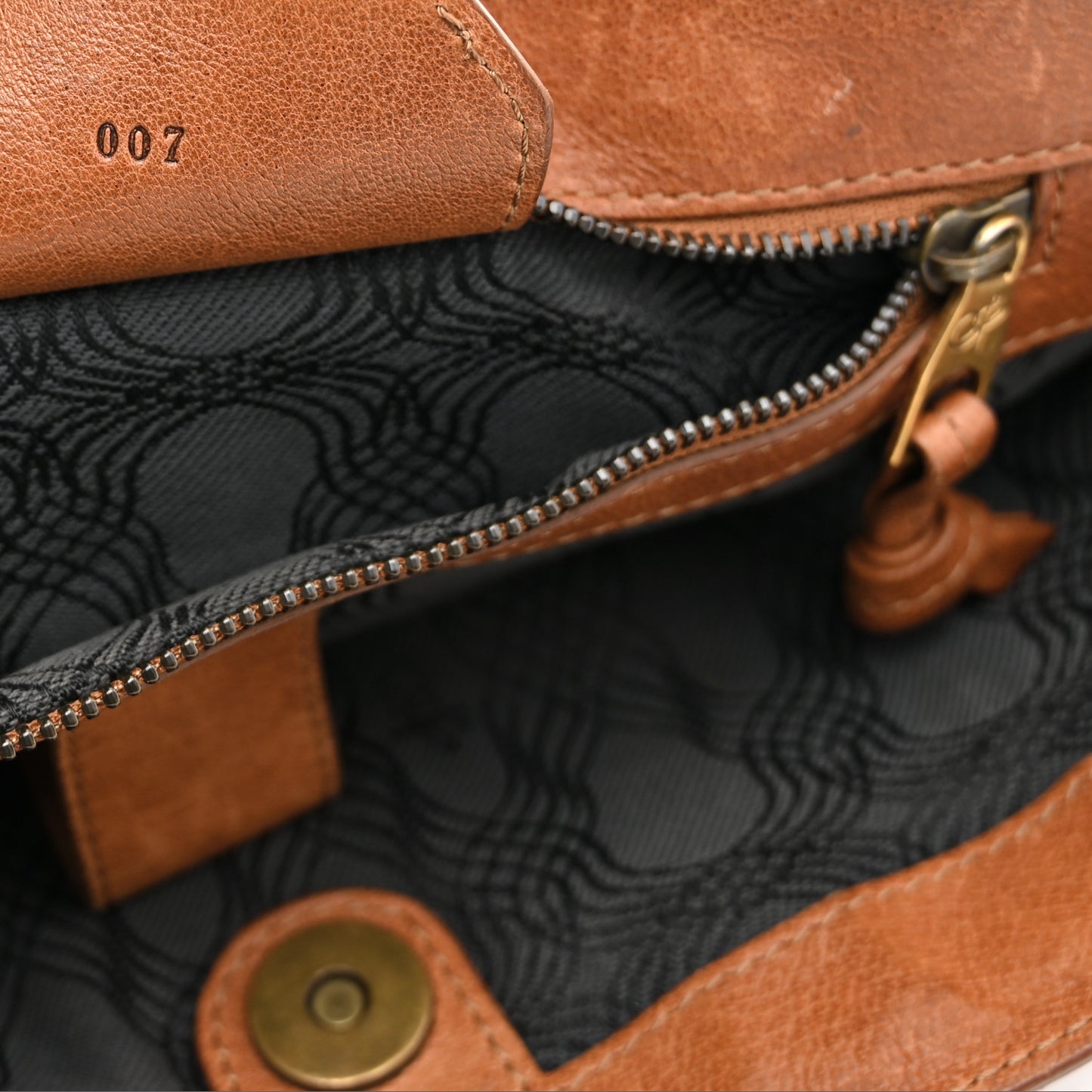 Lambskin Medium PS1 Satchel Saddle