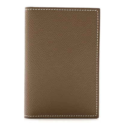 Hermes Epsom MC2 Euclide Card Holder Case Etoupe 1 of 8