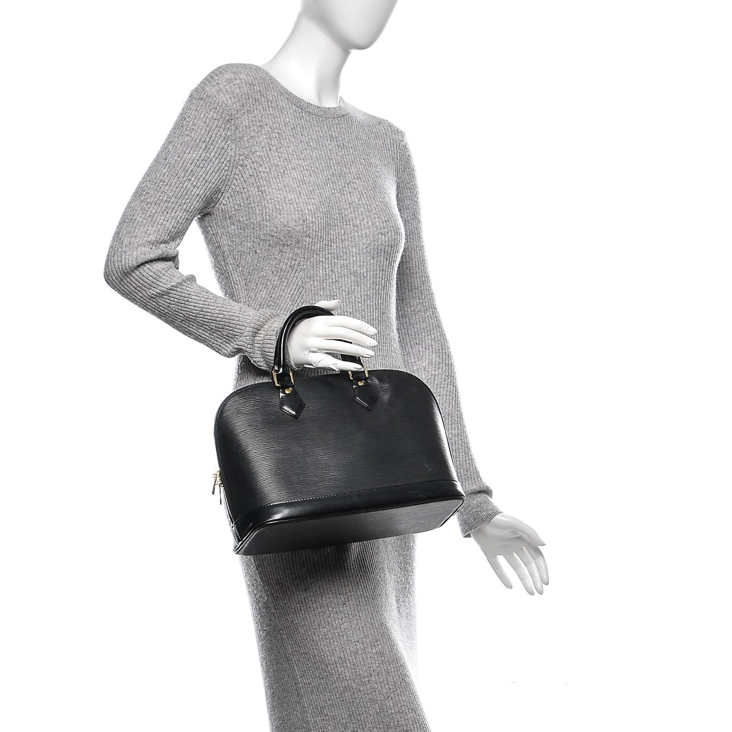 Louis Vuitton Epi Alma PM Black 2 of 12