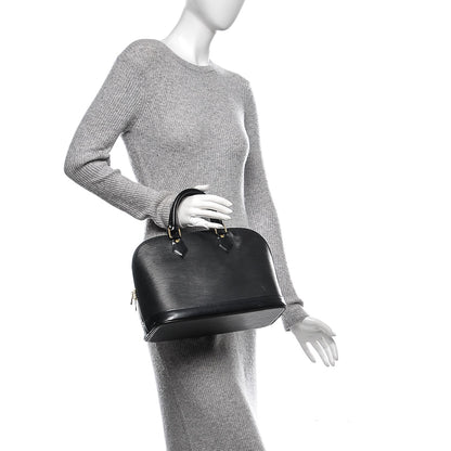 Louis Vuitton Epi Alma PM Black 2 of 12
