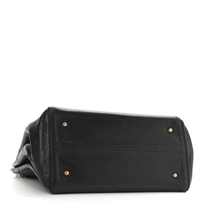 Lanvin Lambskin Quilted Medium Sugar Shoulder Bag Black 4 of 15