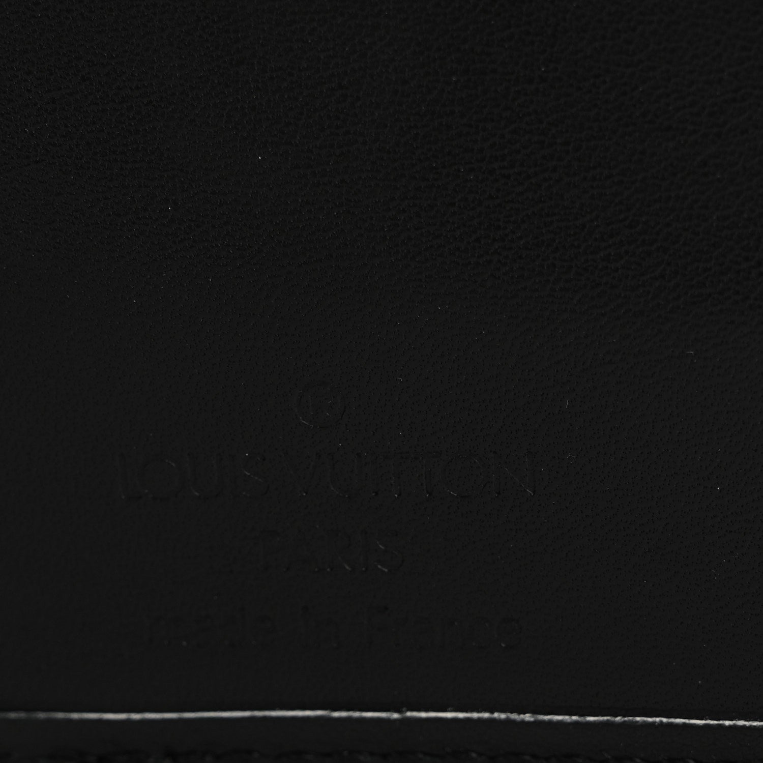 Louis Vuitton Nappa Mens Marco Chicago Perforated Brazza Wallet Black 6 of 10