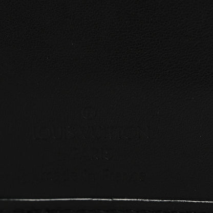 Louis Vuitton Nappa Mens Marco Chicago Perforated Brazza Wallet Black 6 of 10
