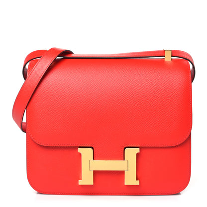 Hermes Epsom Constance 24 Rouge de Coeur 1 of 11