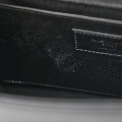 Saint Laurent Grain De Poudre Medium Classic Monogram Monochrome Kate Satchel Black 11 of 13