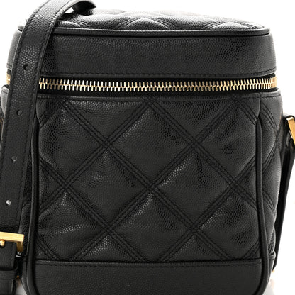 Saint Laurent Grain de Poudre Quilted 80's Vanity Bag Black 8 of 10
