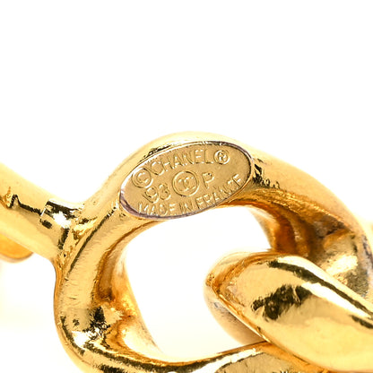 Chanel Chain Logo Charm Belt Gold 4 of 4