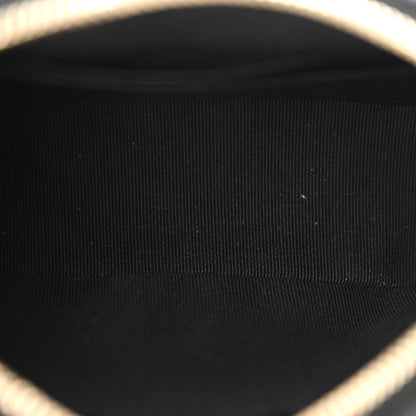 Chanel Tweed Quilted Mini Clutch With Chain Black White 5 of 10