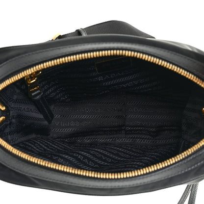 Prada Tessuto Nylon Soft Calf Camera Bag Black 5 of 14