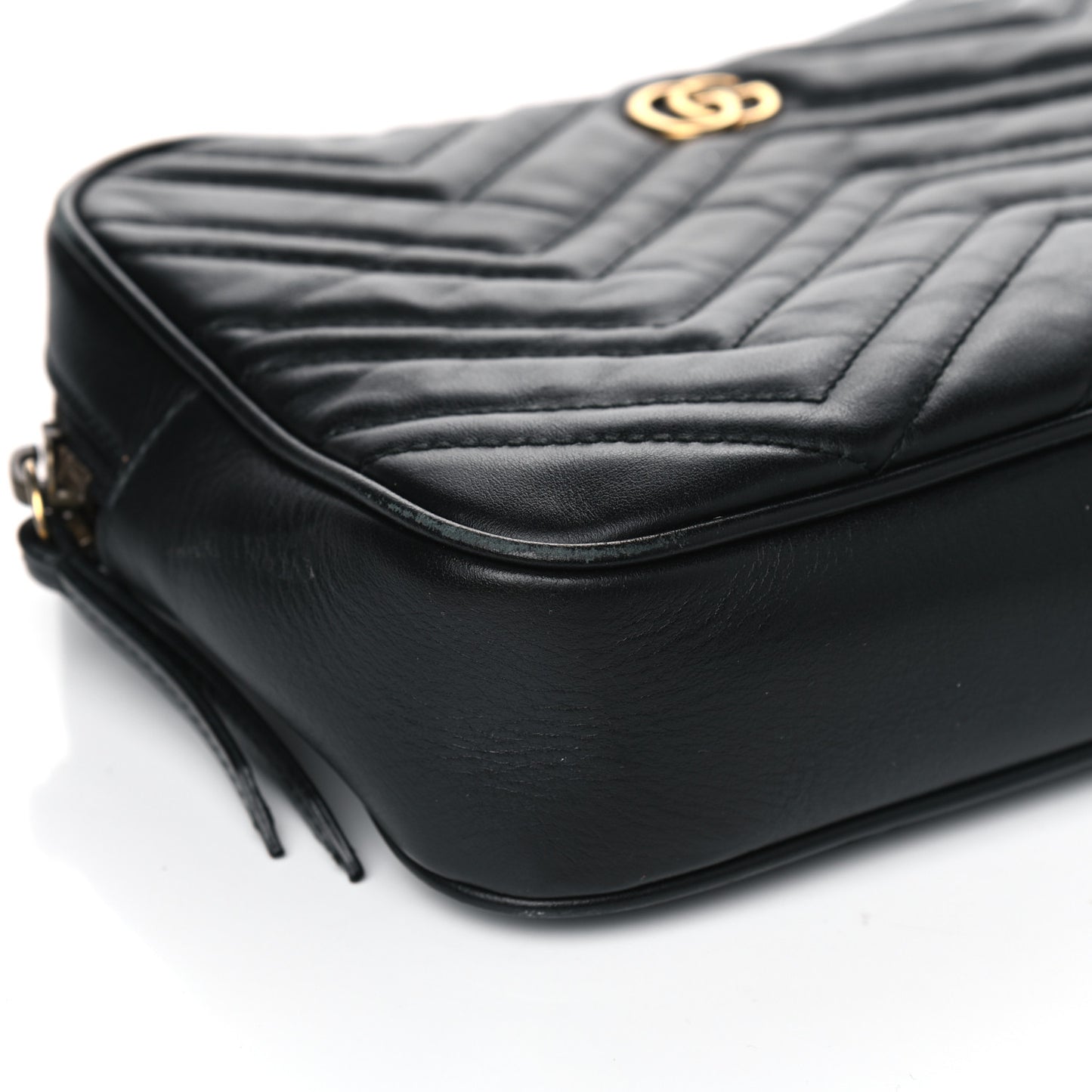 Calfskin Matelasse Mens GG Marmont Belt Bag 100 40 Black