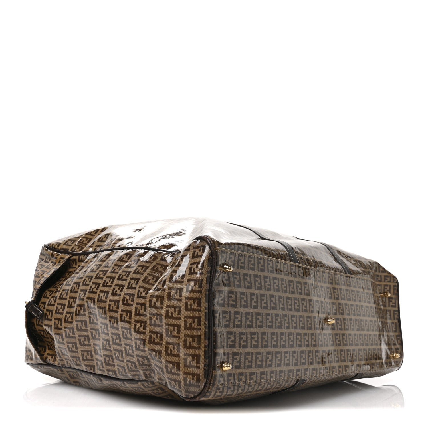 Fendi Vinyl Zucchino Travel Tote Moro 3 of 9