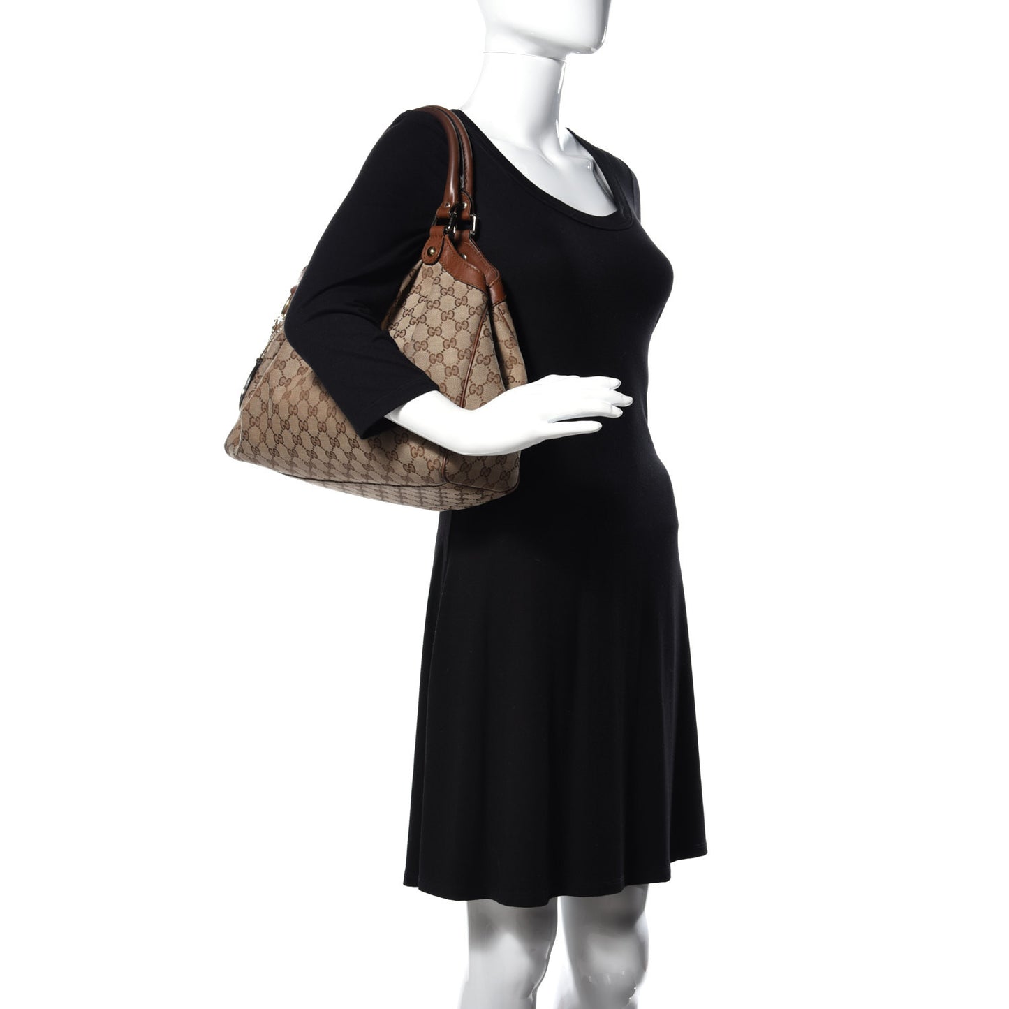 Monogram Medium Sukey Tote Brown