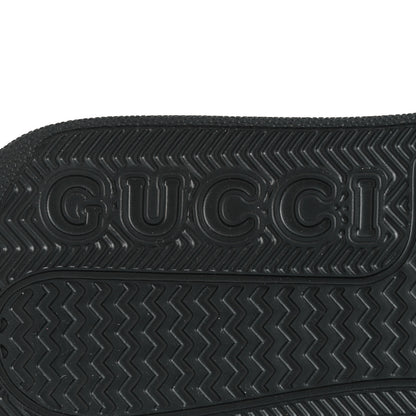 Gucci Nylon Quebec Calfskin Wool Chevron Quilted Mens Horsebit Snow Boots 8 Black Butterscotch 7 of 8