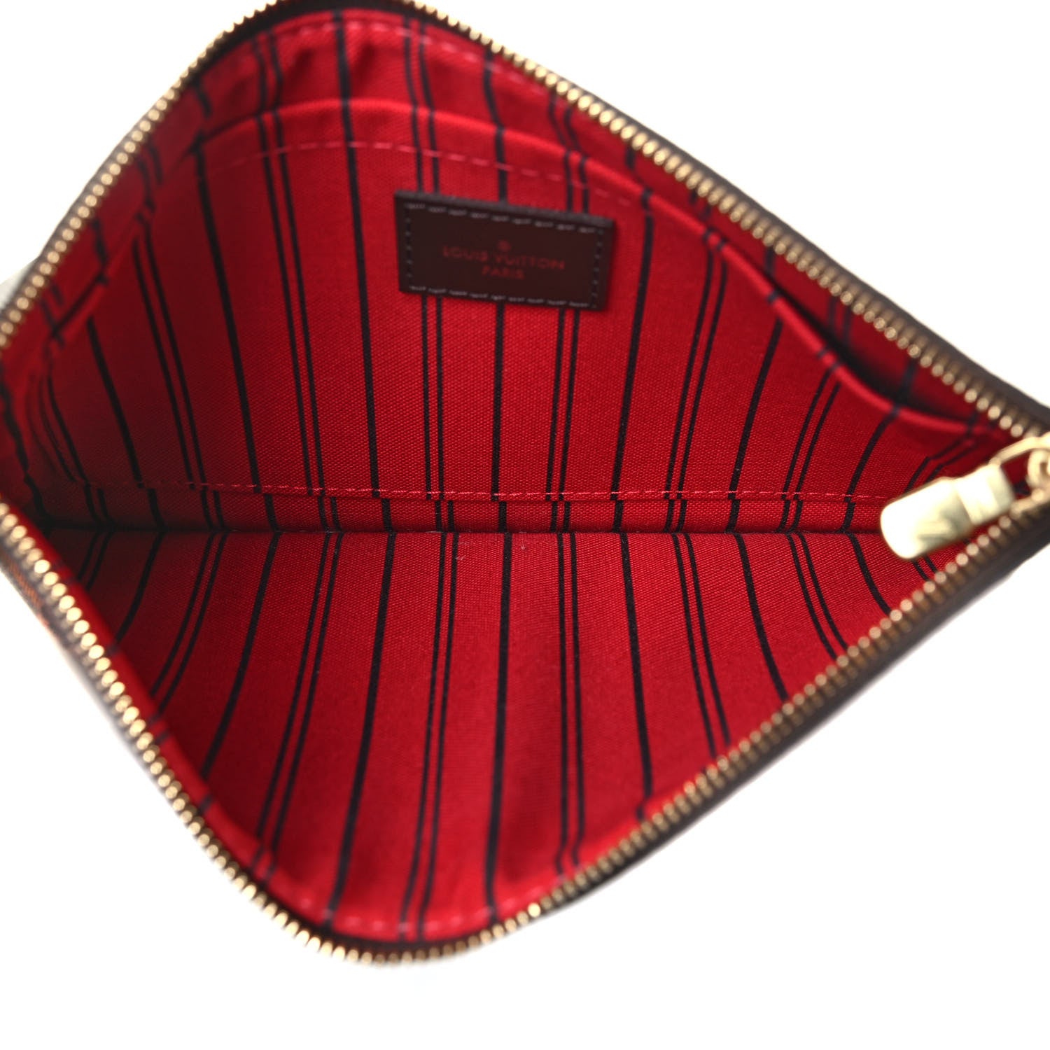 Louis Vuitton Damier Ebene Neverfull MM GM Pochette 4 of 6