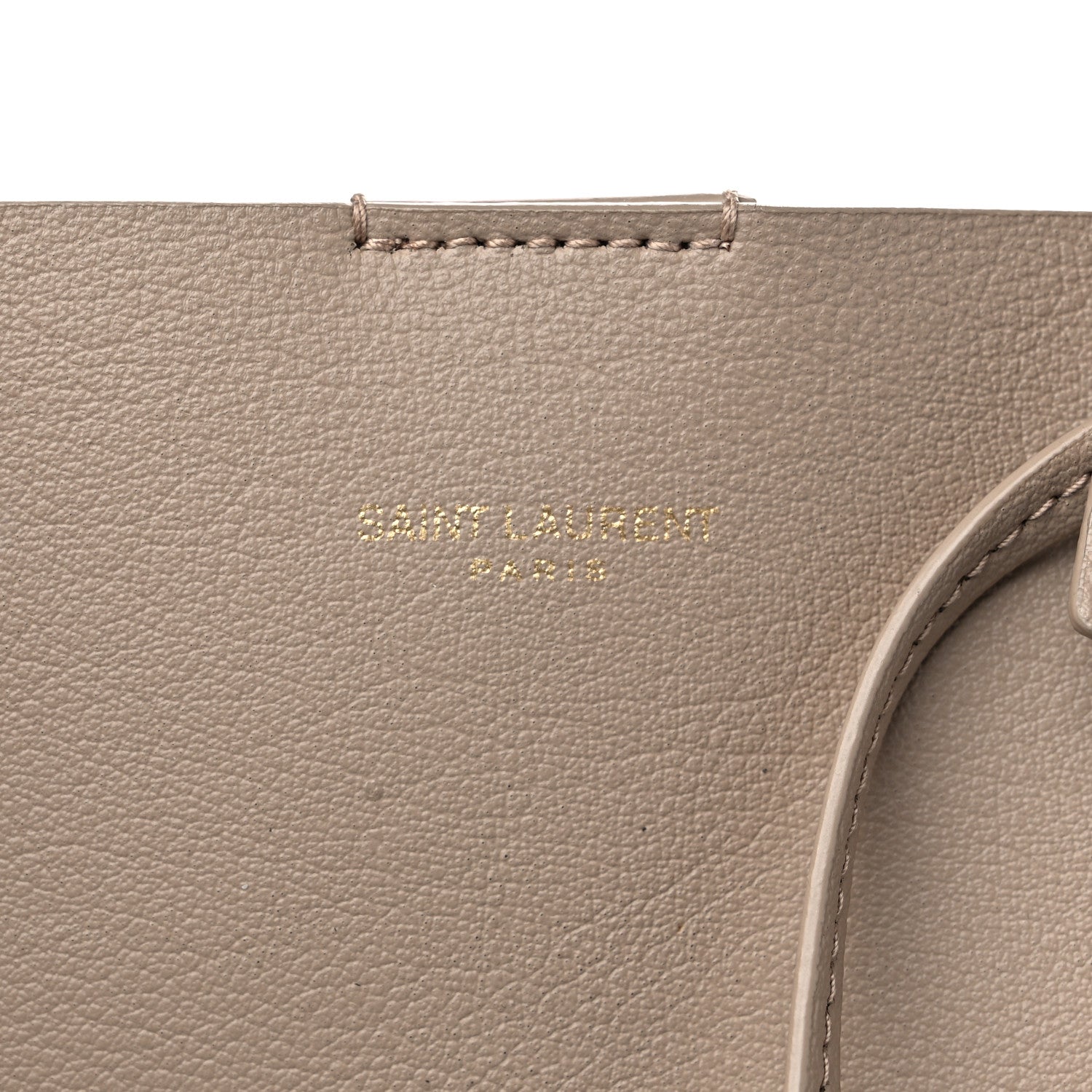 Saint Laurent Calfskin Toy Shopping Tote Nude Powder 6 of 12