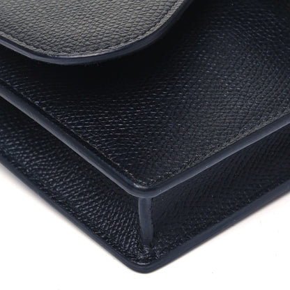 Christian Dior Grained Calfskin Saddle Belt Bag Black 7 of 8