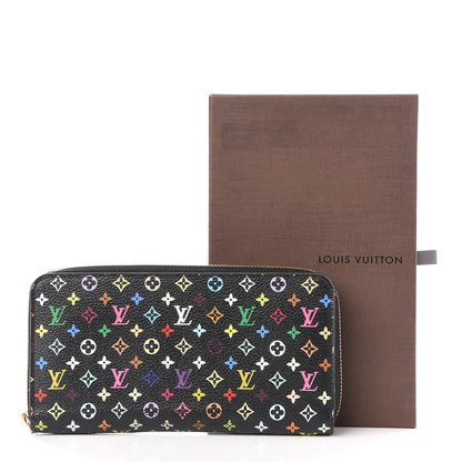 Louis Vuitton Monogram Multicolor Zippy Wallet Black Grenade 10 of 10