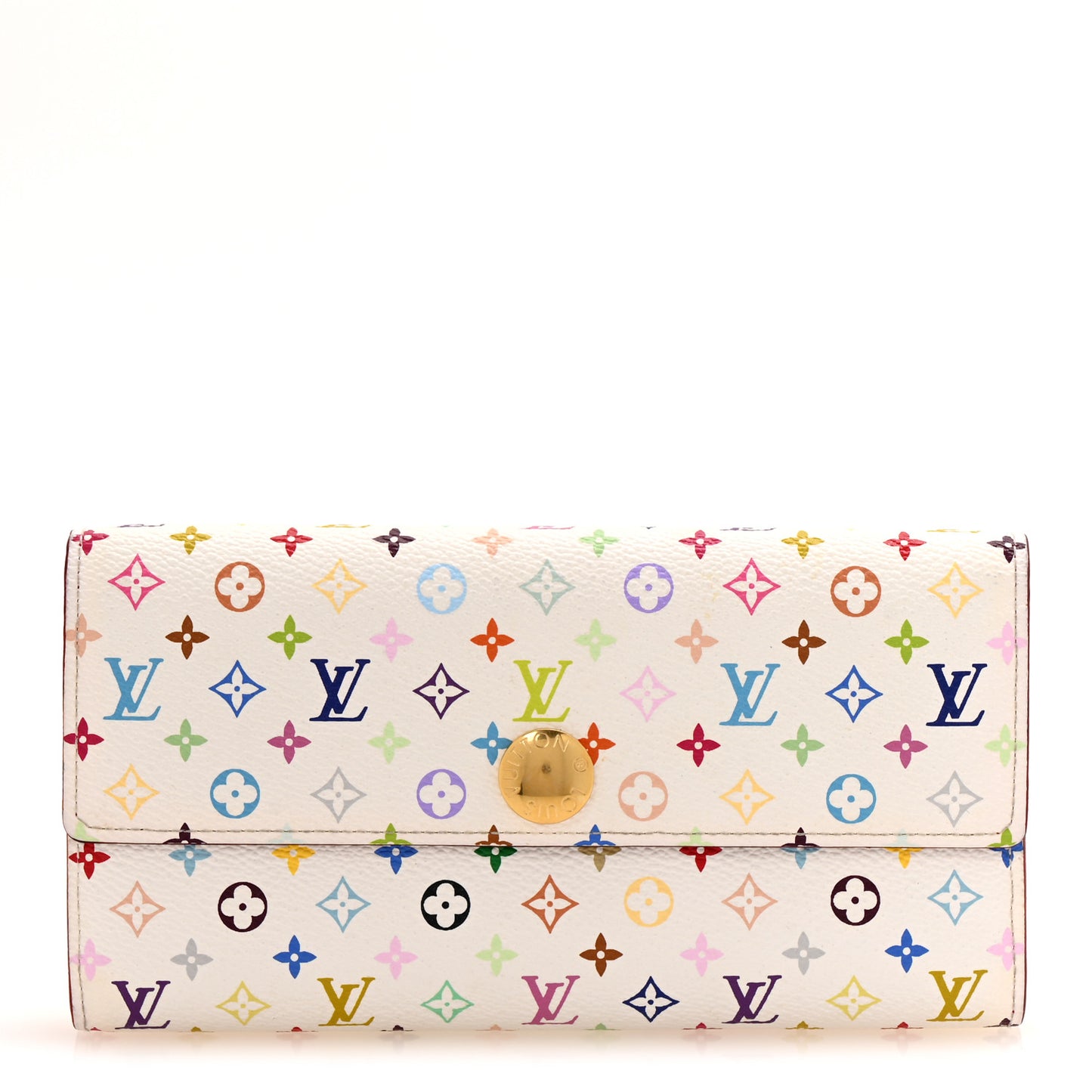 Monogram Multicolor Sarah Wallet White Grenade
