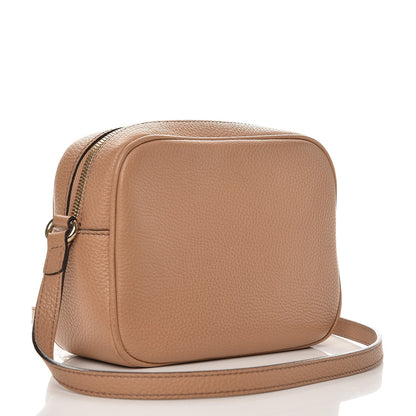 Gucci Pebbled Calfskin Small Soho Disco Bag Camelia 3 of 9