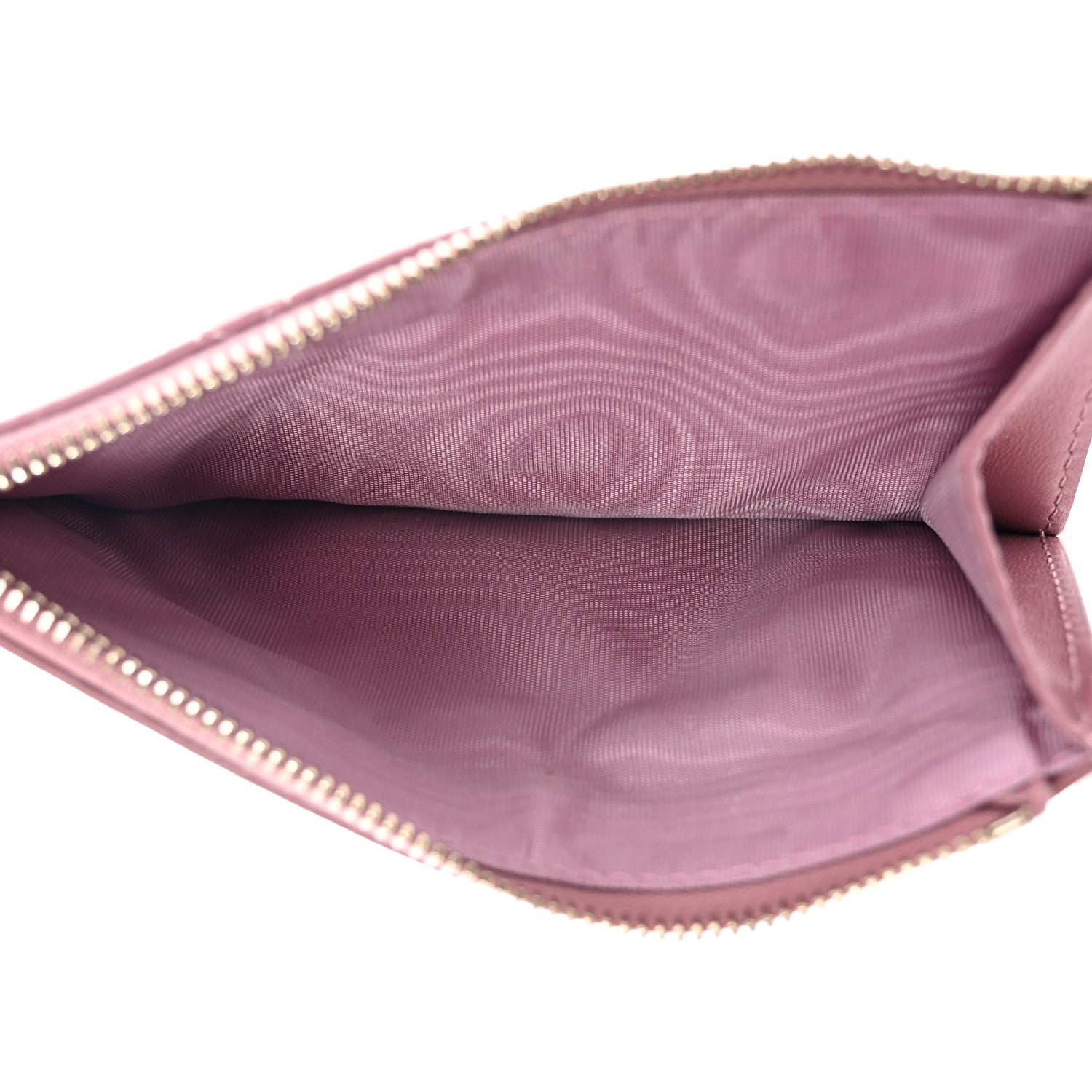 Christian Dior Lambskin Cannage Small Lady Dior Zip Card Holder Pink 5 of 8