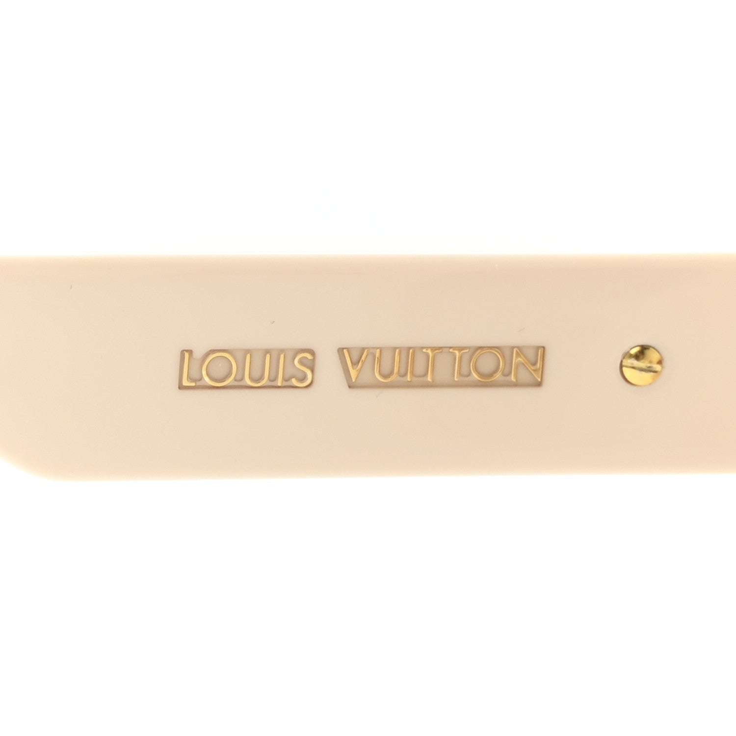 Louis Vuitton Acetate Round Sunglasses Z2426W Ivory 5 of 8