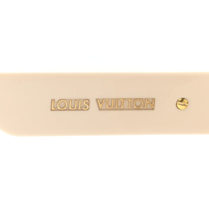 Louis Vuitton Acetate Round Sunglasses Z2426W Ivory 5 of 8