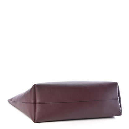 Saint Laurent Calfskin Large Shopping Tote Bordeaux 5 of 13