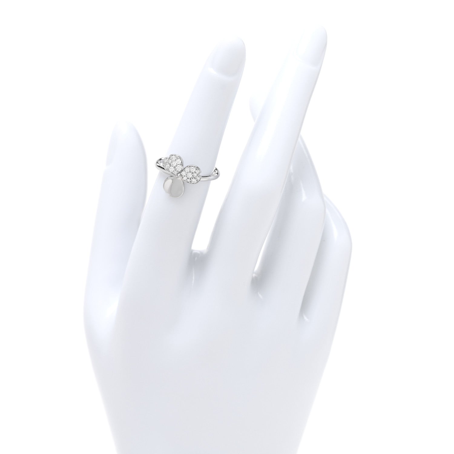 Tiffany Platinum Diamond Paper Flowers Ring 50 5.25 2 of 5