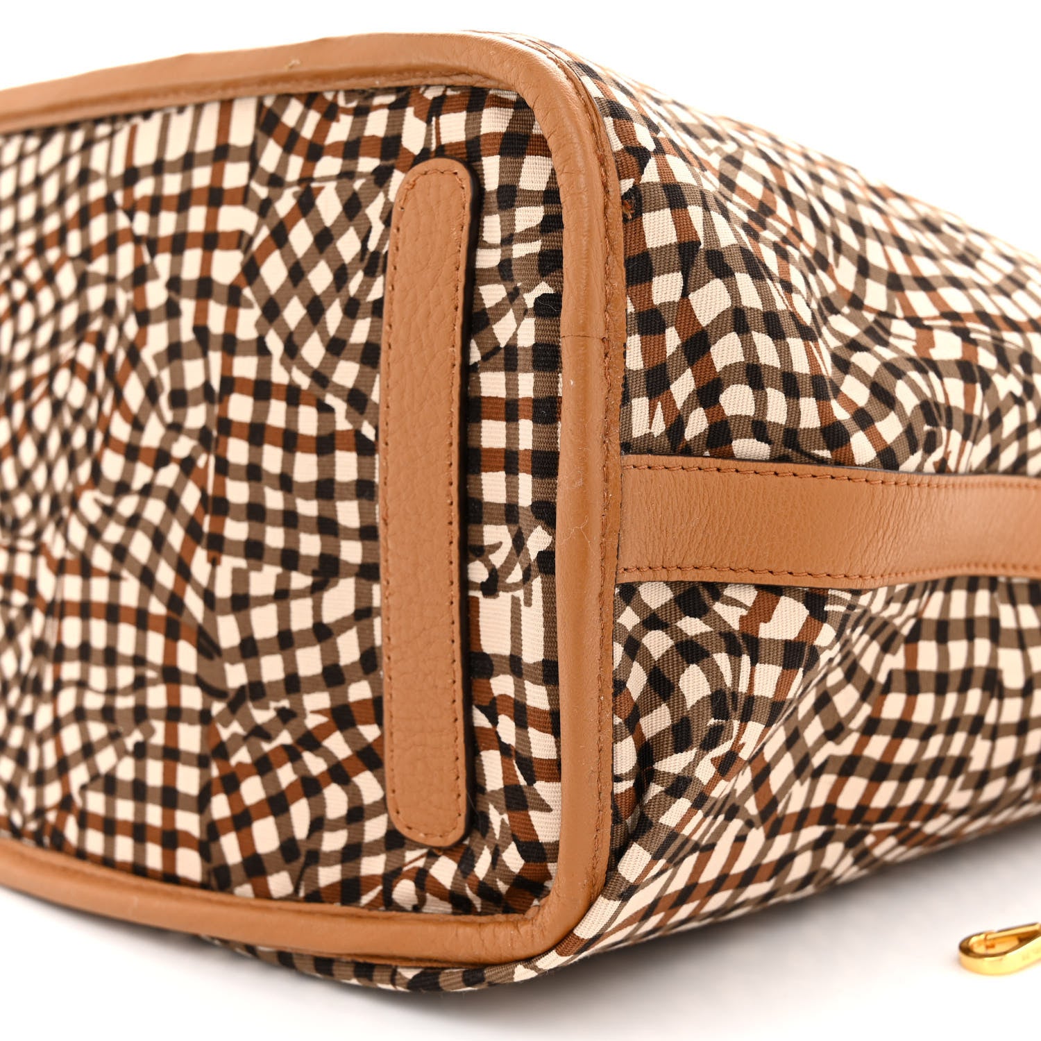 MCM Visetos Medium Liz Reversible Shopper Tote Cognac 17 of 21