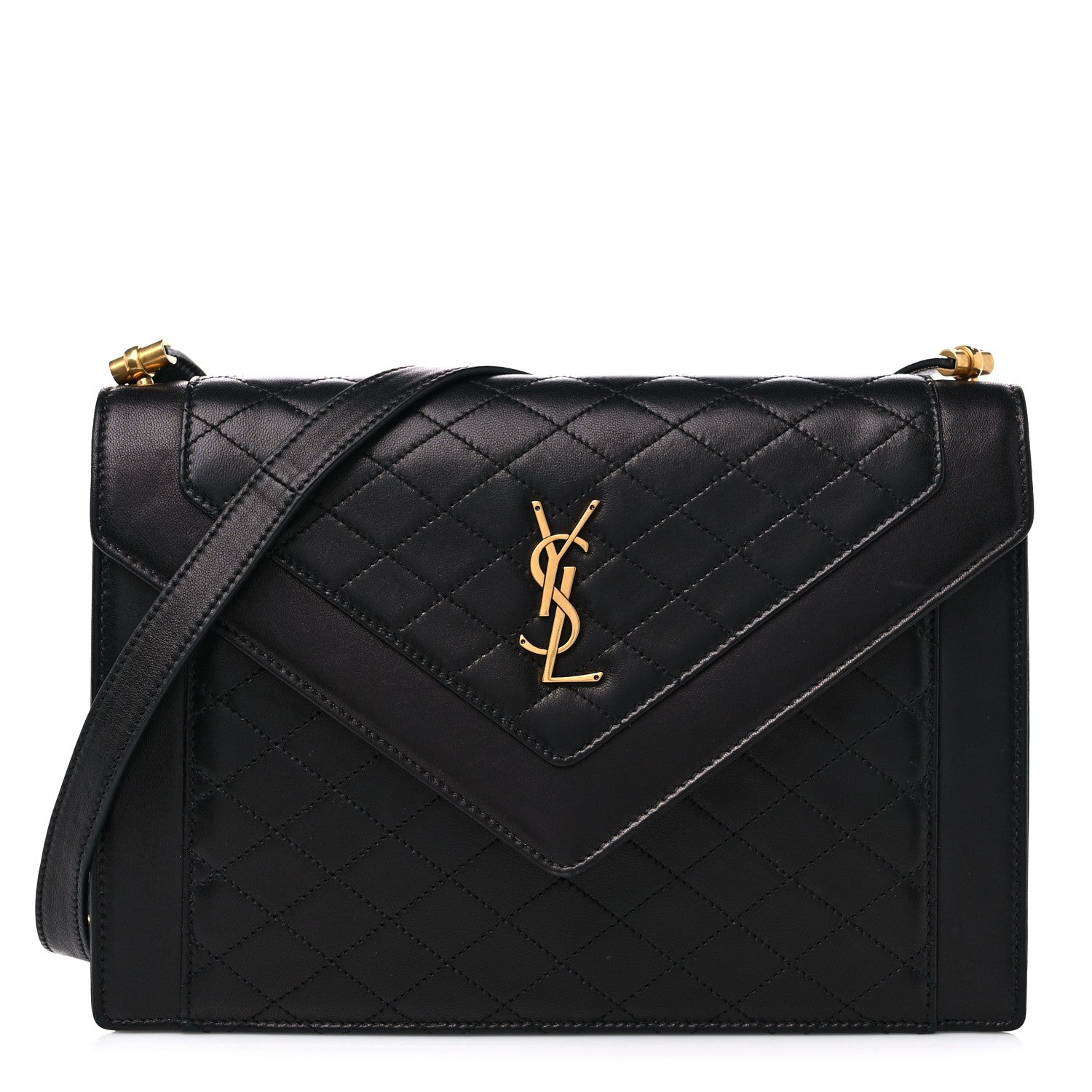 Saint Laurent Lambskin Quilted Mini Gaby Satchel Black 1 of 14