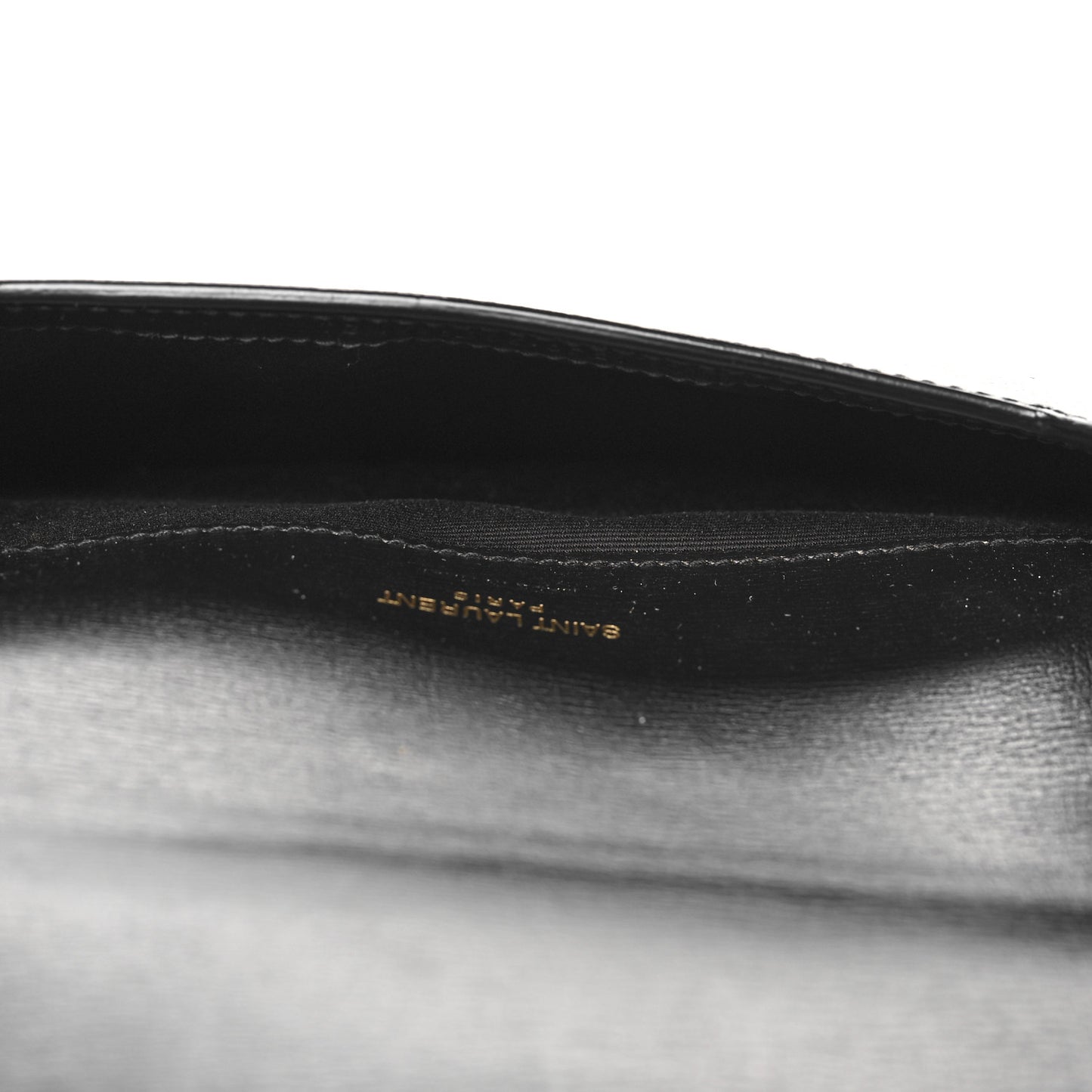 Smooth Calfskin Monogram Phone Holder Crossbody Black