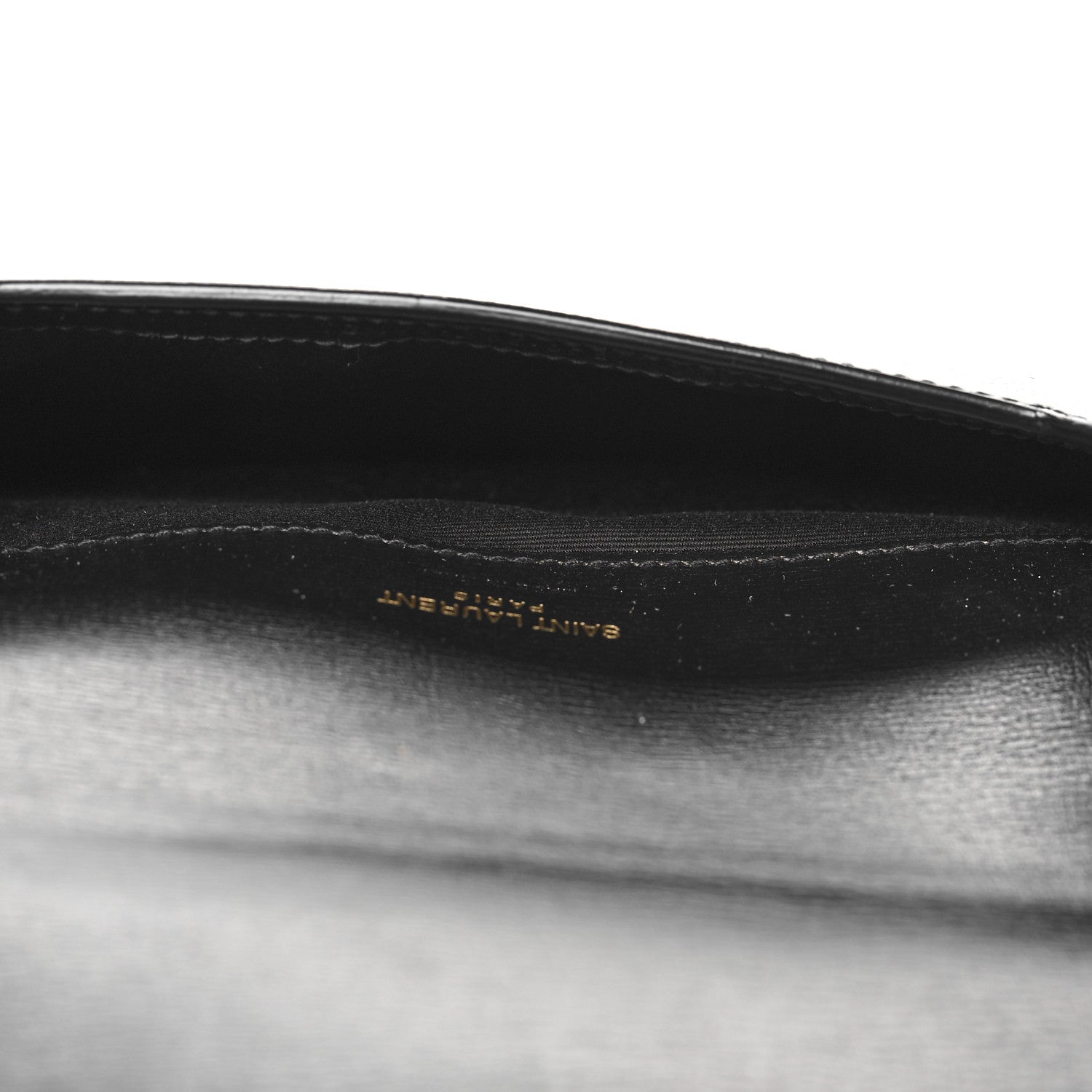 Saint Laurent Smooth Calfskin Monogram Phone Holder Crossbody Black 5 of 9