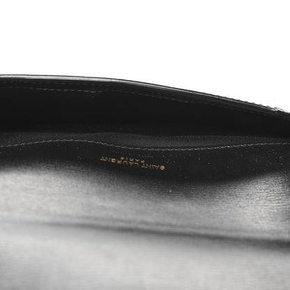 Saint Laurent Smooth Calfskin Monogram Phone Holder Crossbody Black 5 of 9