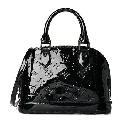 Louis Vuitton Vernis Alma BB Noir Magnetique 1 of 18