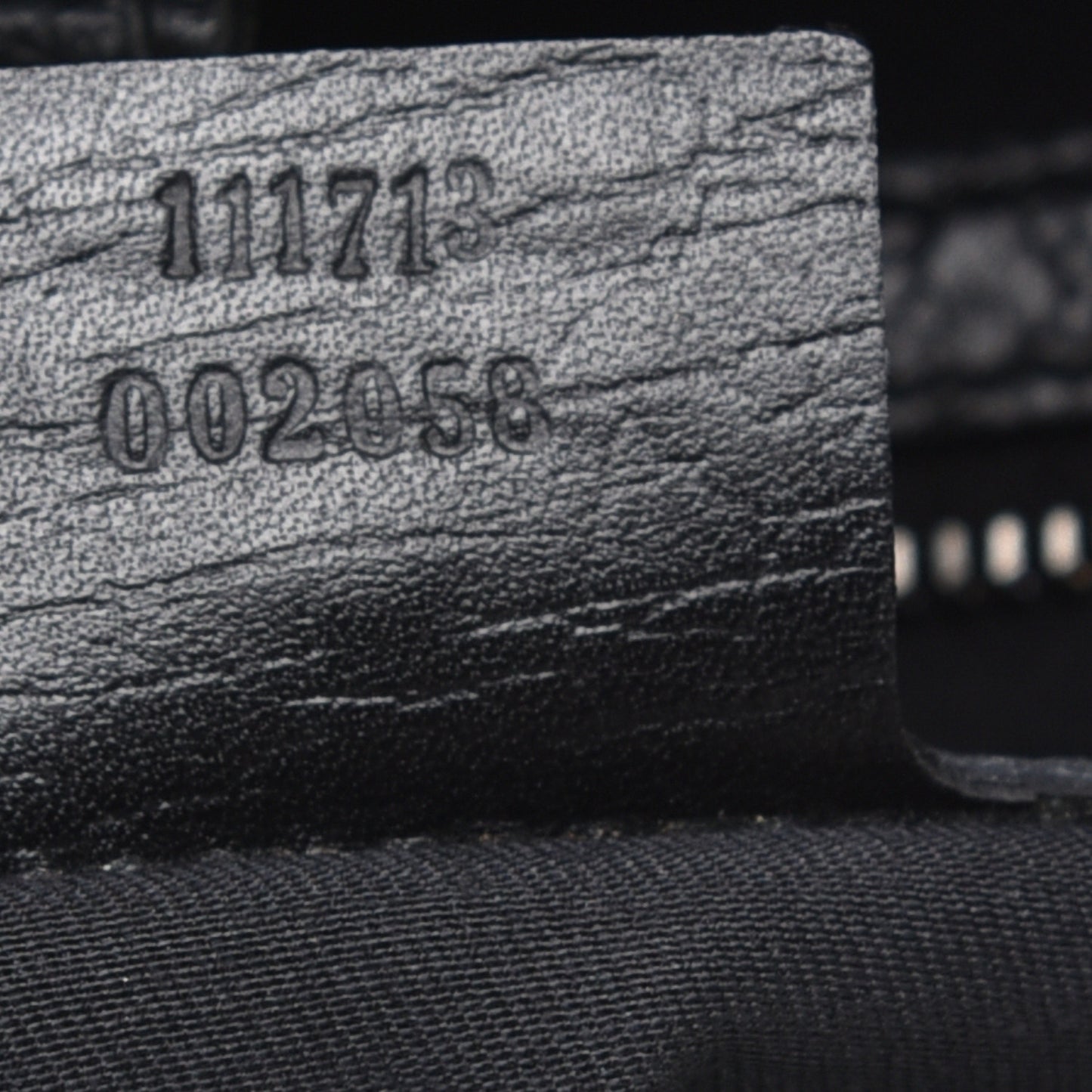 Monogram Bamboo Bullet Bag Black