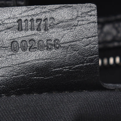 Gucci Monogram Bamboo Bullet Bag Black 7 of 9