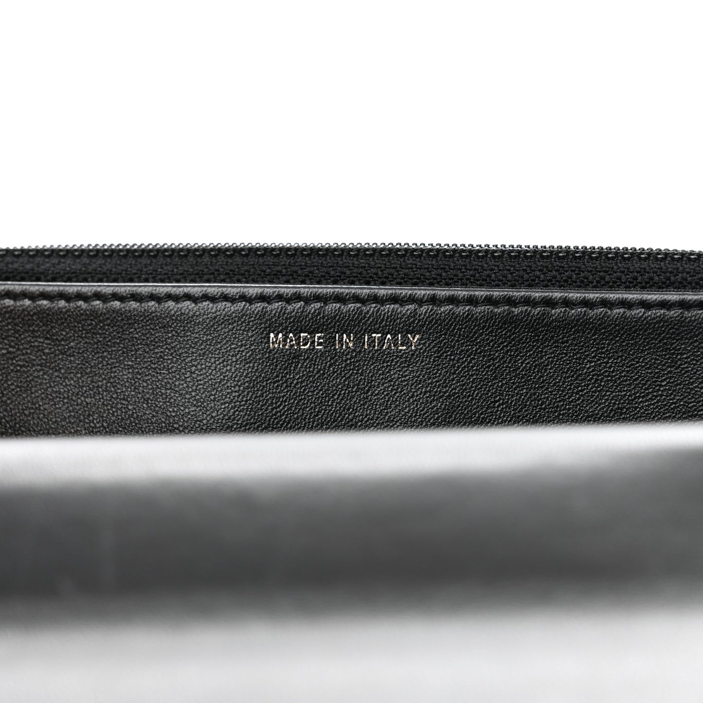 Lambskin Quilted Trendy CC Wallet On Chain WOC Black