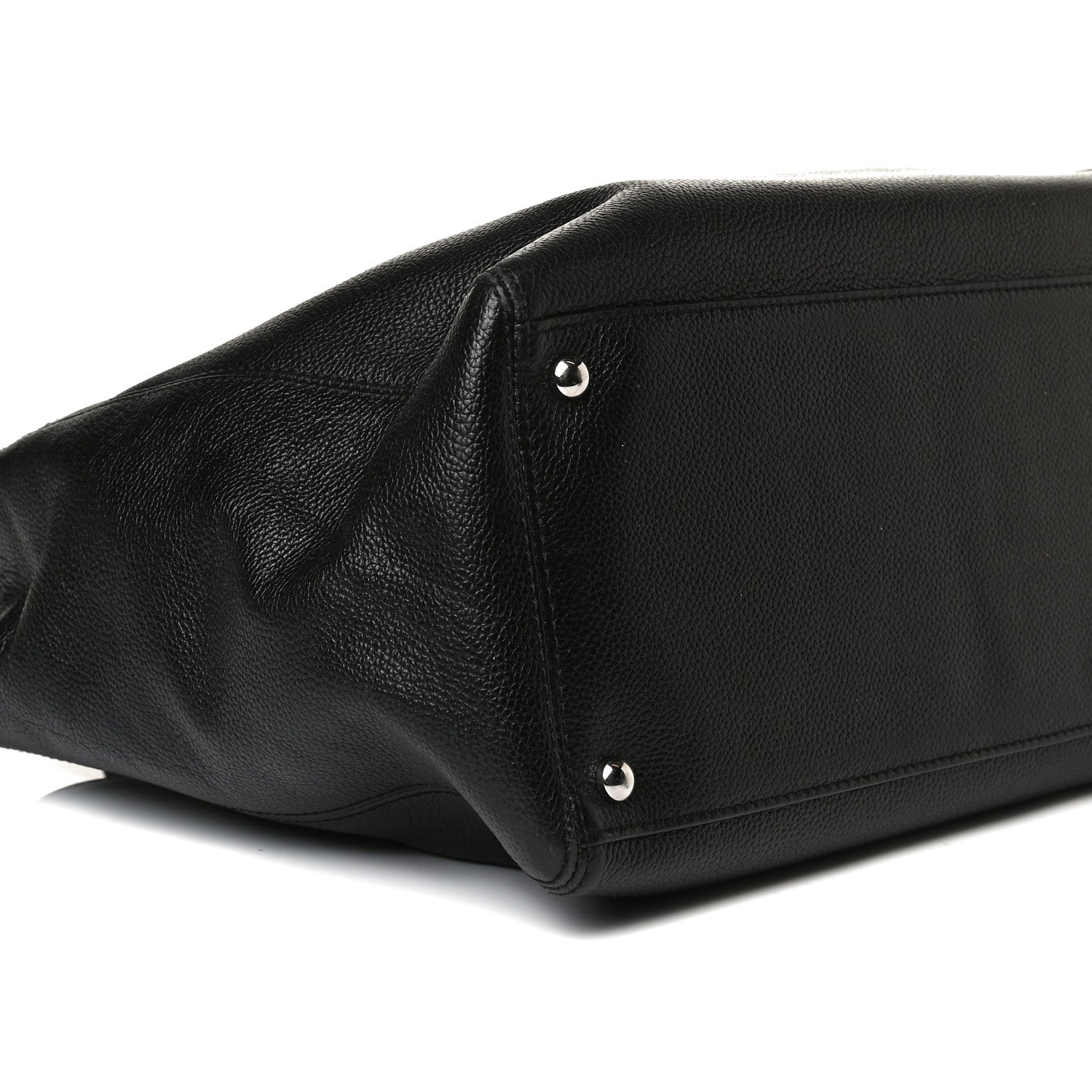 Chanel Calfskin Cerf Executive Shopper Tote Black 8 of 17