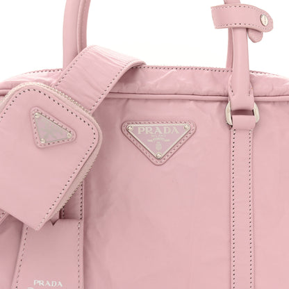 Prada Nappa Antique Medium Re-Edition 2001 Two Handle Bag Alabastro 7 of 14