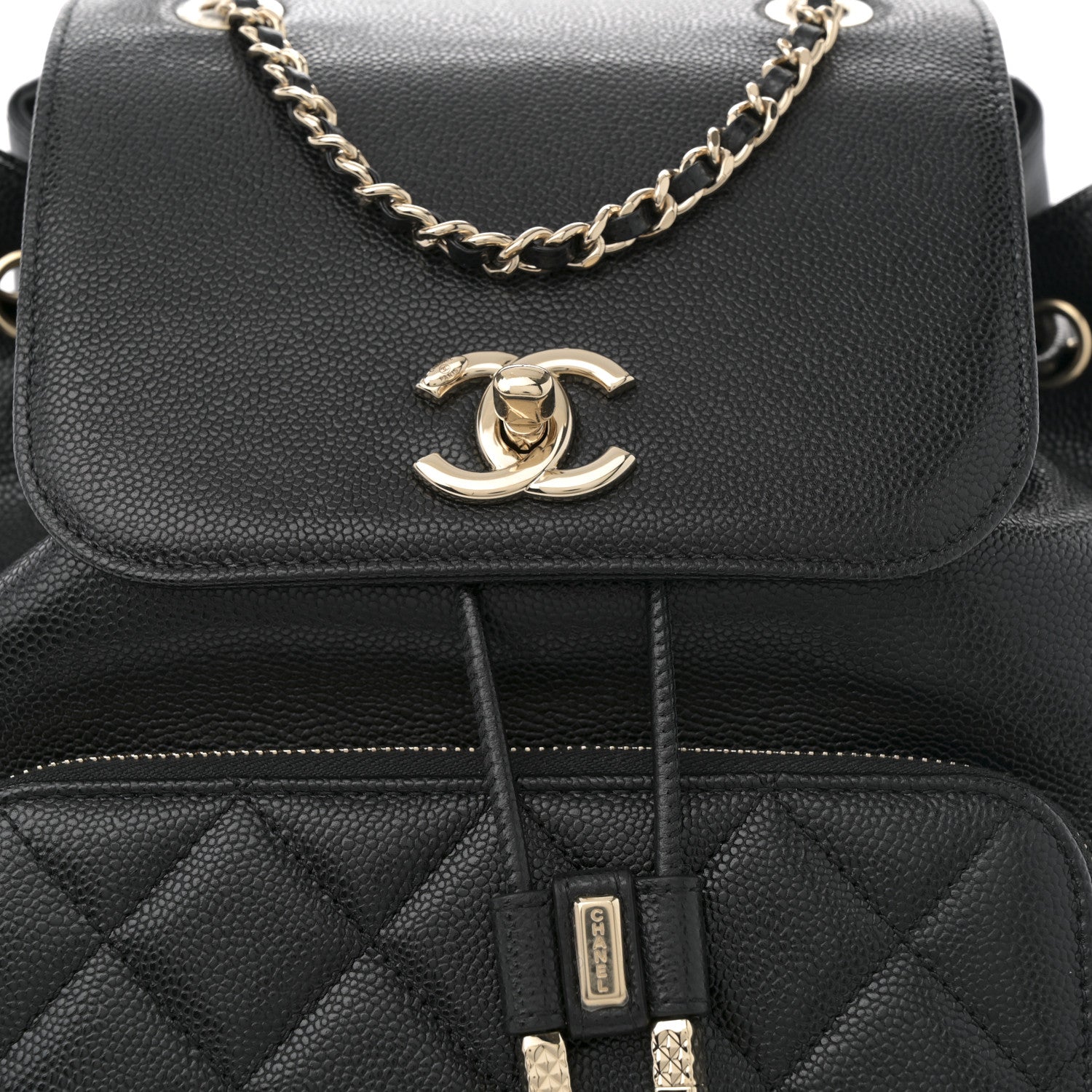 Chanel Caviar Quilted Business Affinity Backpack Black 7 of 9