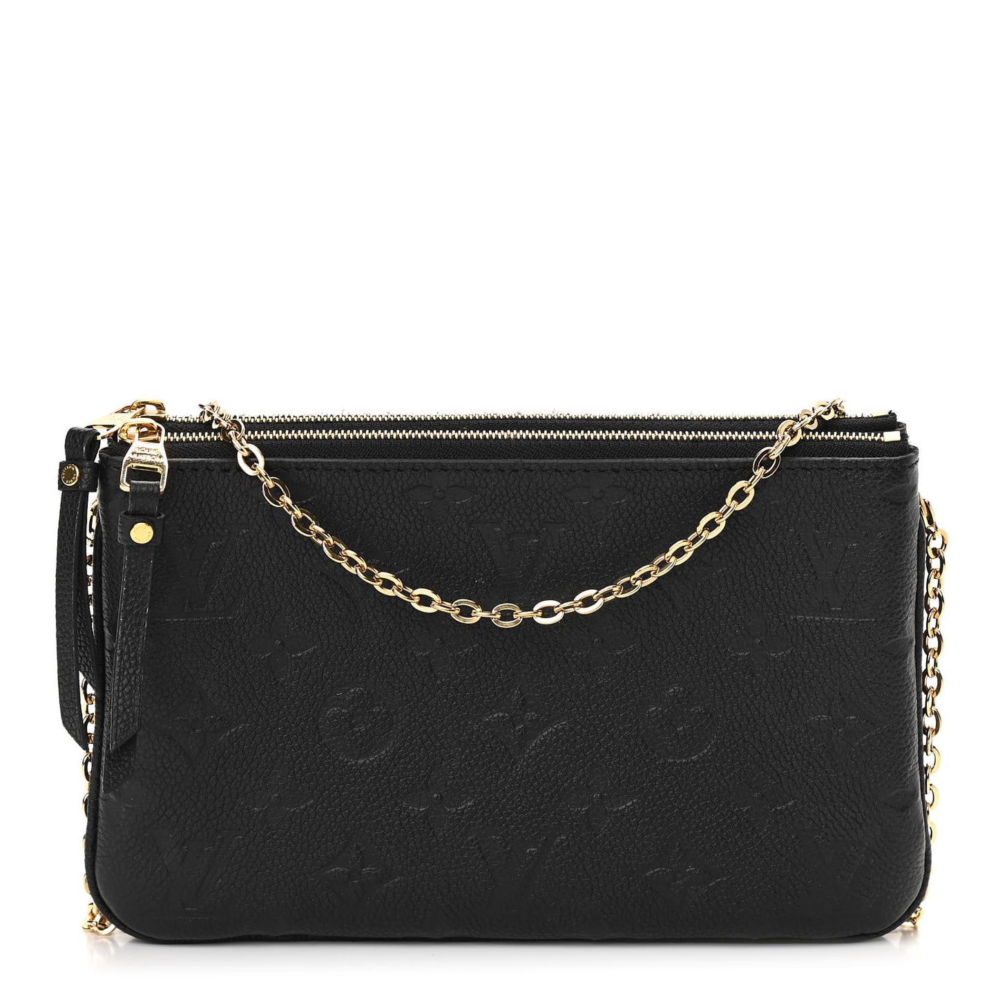 Empreinte Double Zip Pochette Black