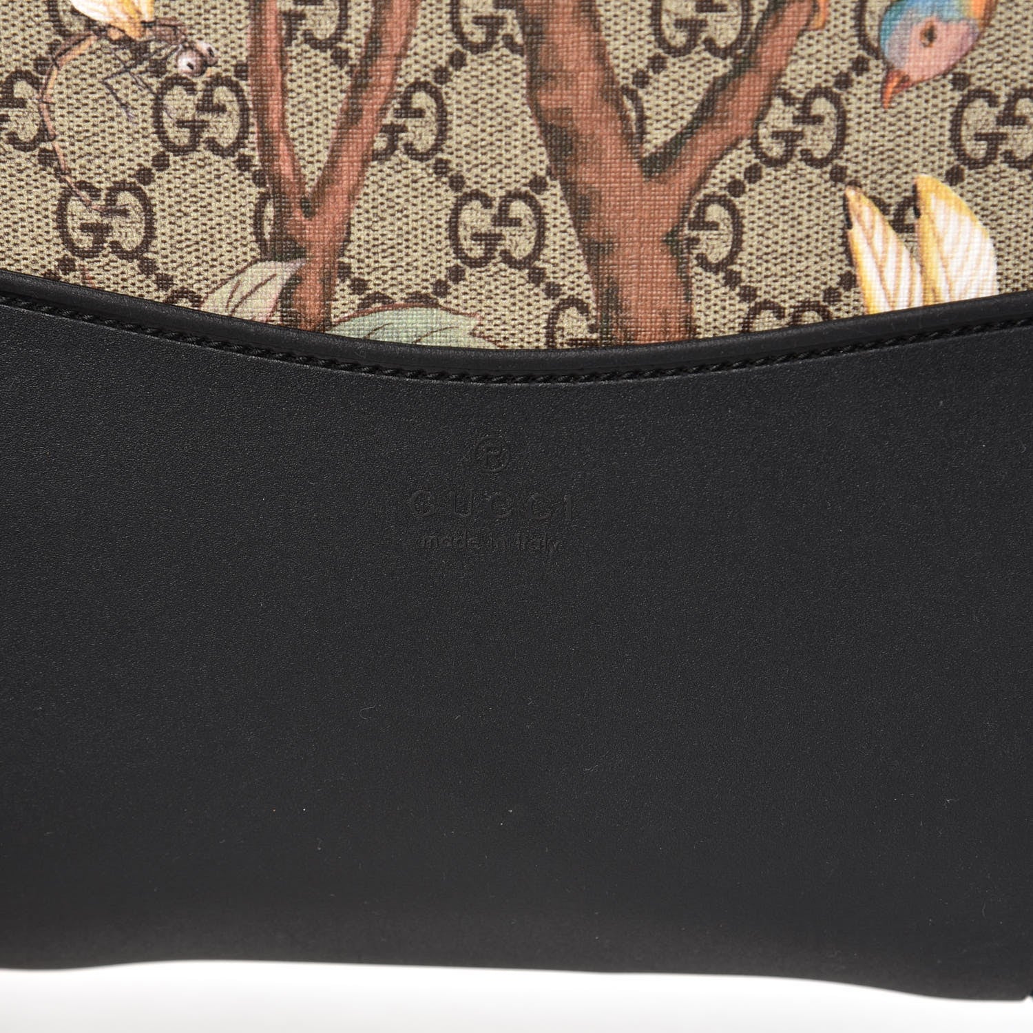 Gucci GG Supreme Monogram Tian Carry On Trolley Beige Multicolor New Acero 11 of 12